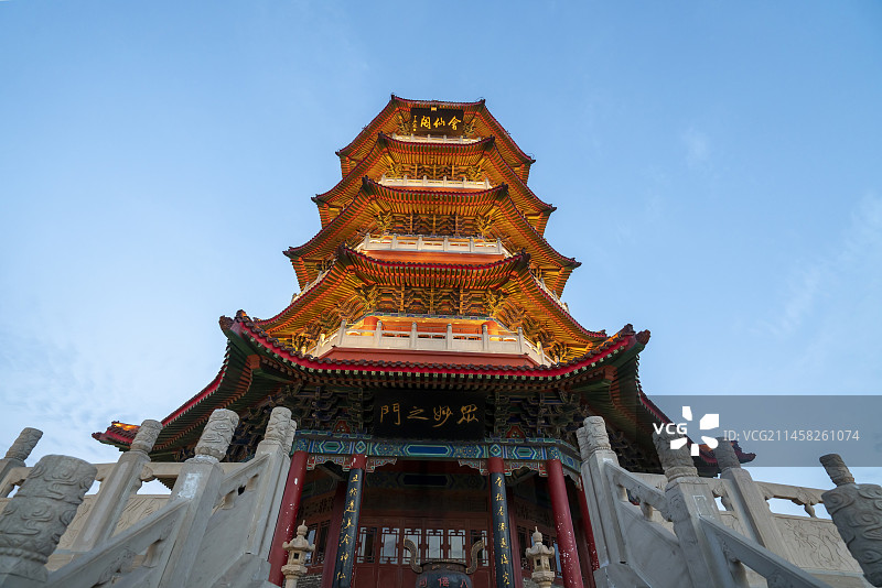 八仙过海会仙阁图片素材