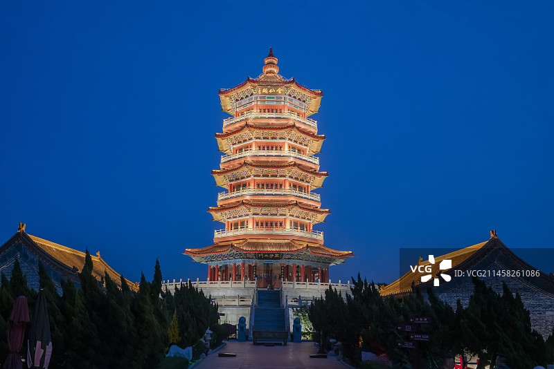 八仙过海会仙阁图片素材