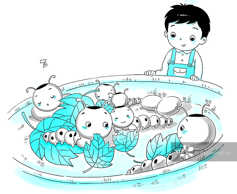 孩子看书学习 户外旅行乡村生活图片素材