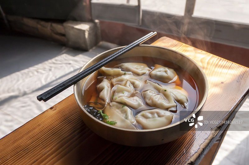 海胆饺子图片素材