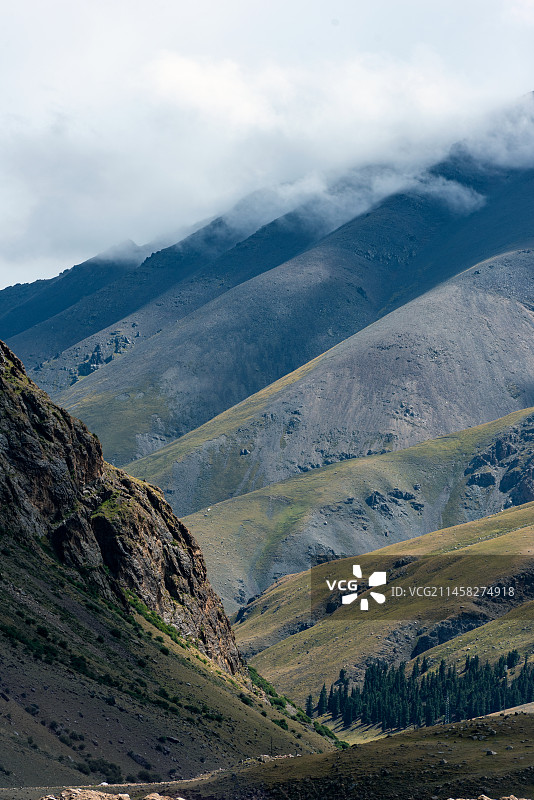 新疆博尔塔拉洲温泉县天泉景区图片素材