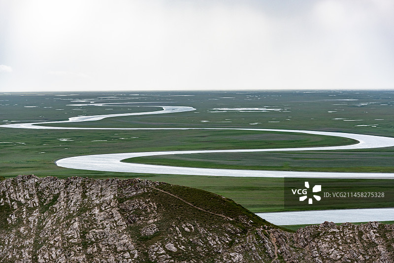 新疆维吾尔自治区巴音郭楞蒙古自治州和静县巴音布鲁克草原图片素材