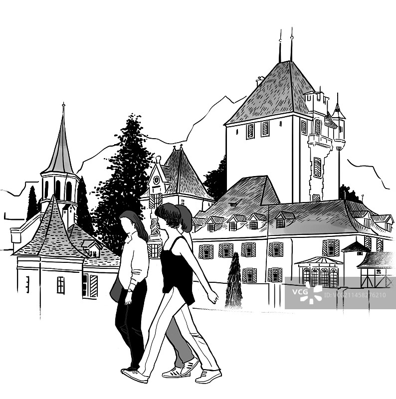 日本文化  海外人物图片素材