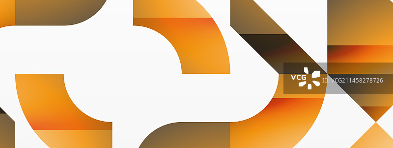 极简主义几何形式的融合图片素材