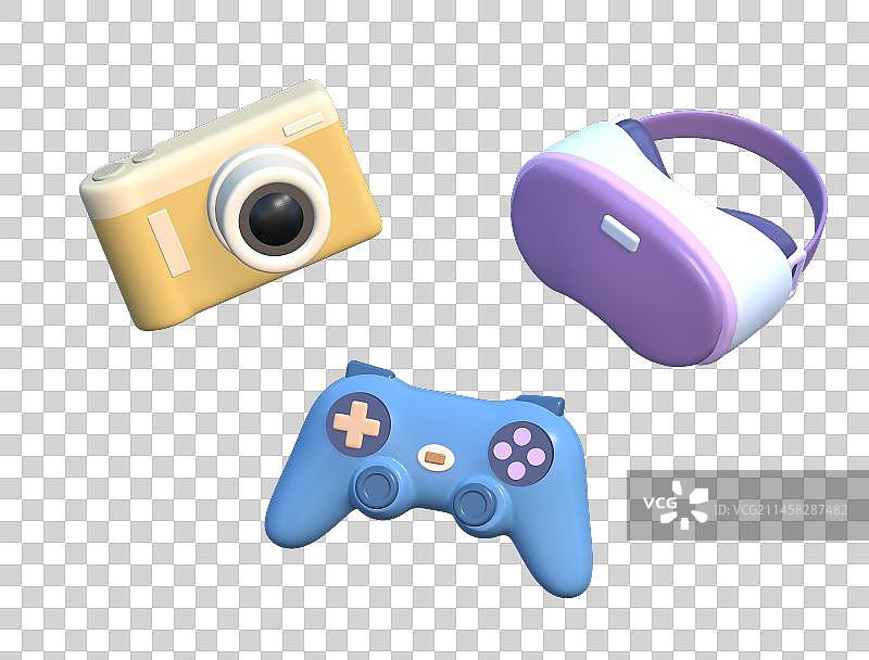 数码产品3D插画元素图片素材