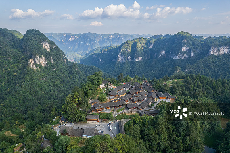 湖南湘西十八洞村风光图片素材