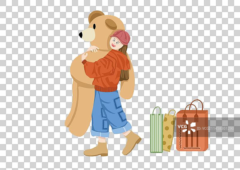 快乐购物图片素材