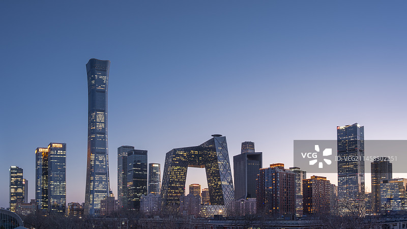 北京国贸内透图片素材