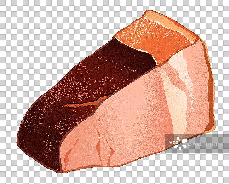 二十四节气美食小雪腊肉腊味元素图片素材