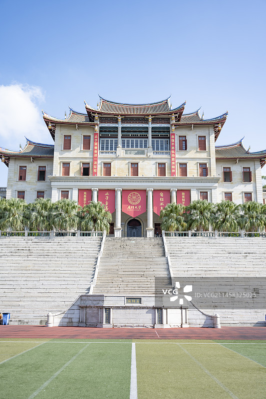 福建厦门大学校园风光图片素材