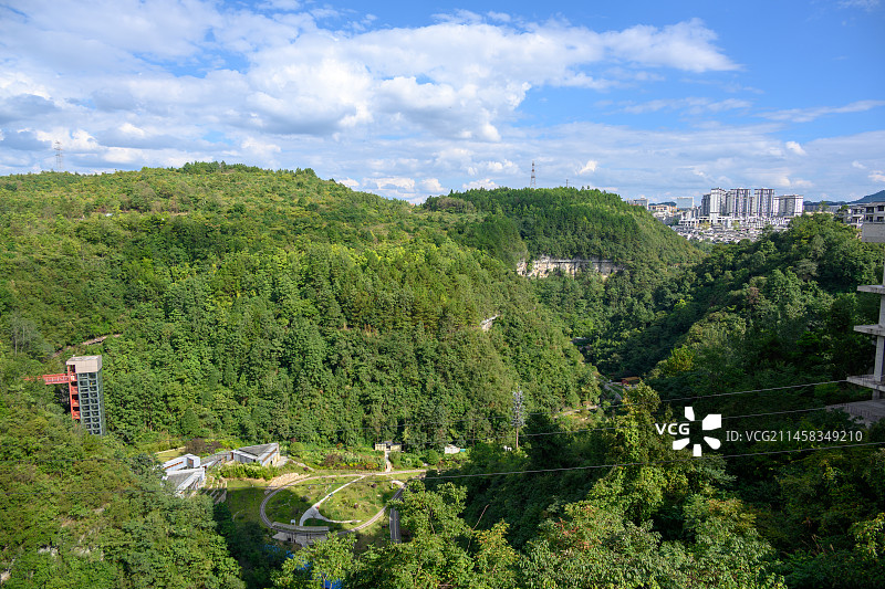 龙里县巫山峡谷风景区图片素材