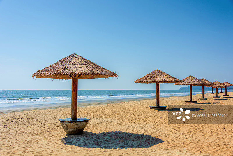 中国广东茂名电白中国第一滩图片素材