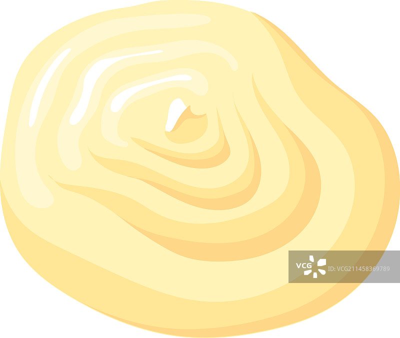 蛋黄酱卡通酱滴图片素材