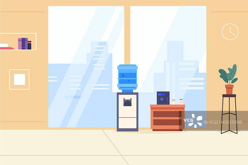 办公室室内空旷工作场所商务空间图片素材