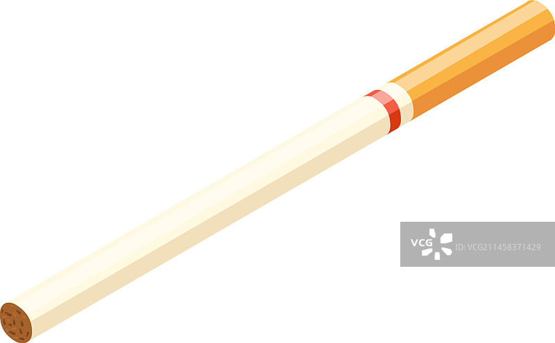 香烟卡通图标：不良习惯图片素材