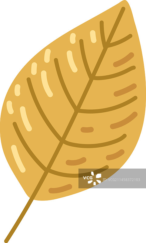 秋季黄叶图标图片素材