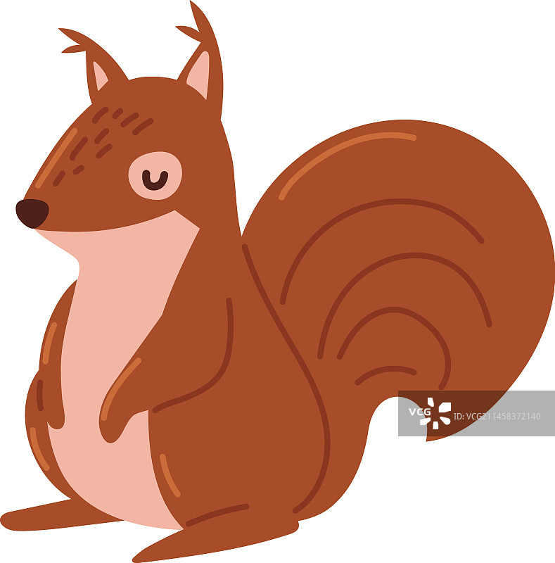 松鼠动物图标图片素材