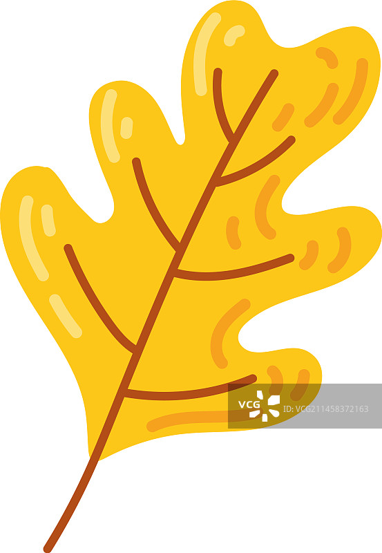 秋季干叶图标图片素材