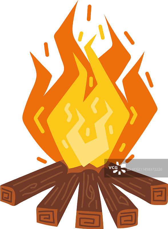 篝火火焰图标图片素材