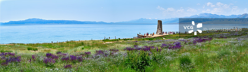大美新疆赛里木湖图片素材