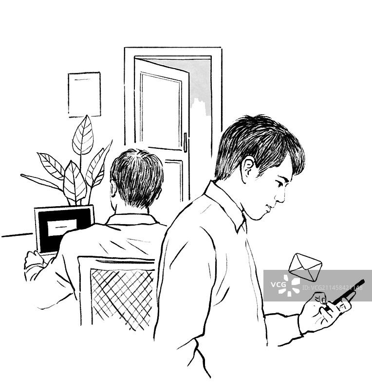 父亲与儿子  农村生活  村干部 亲情图片素材