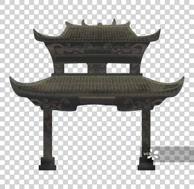 古代牌坊楼房房屋建筑元素图片素材