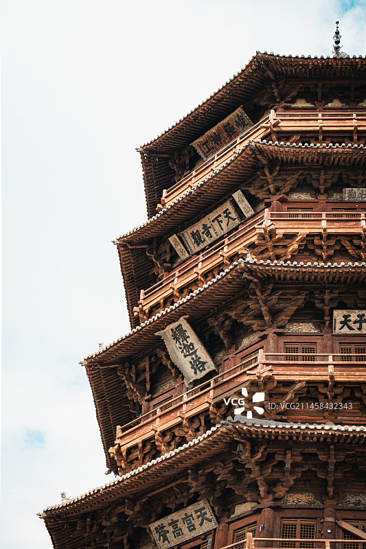 应县木塔图片素材