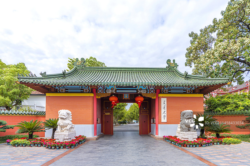 上海交通大学校门图片素材
