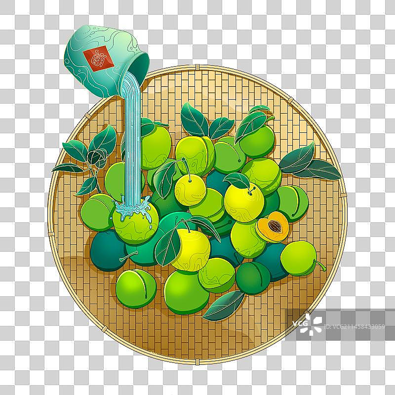 青梅国风元素图片素材