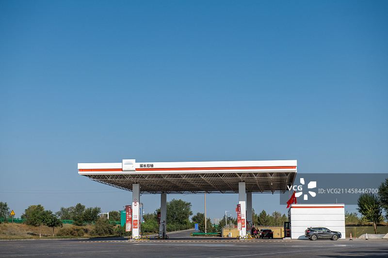 加油站特写照片图片素材