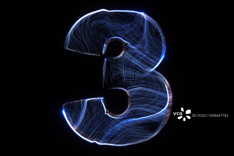3D彩色阿拉伯数字系列图片素材