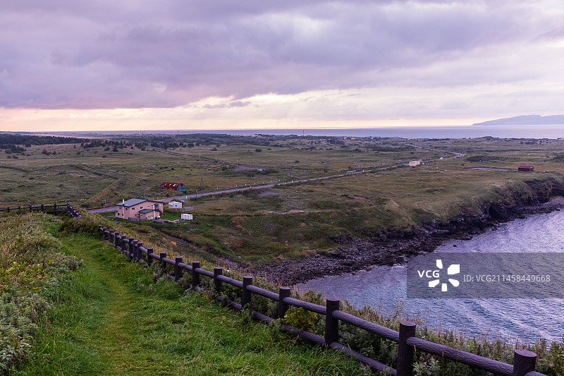 日本北海道最北端利尻岛图片素材