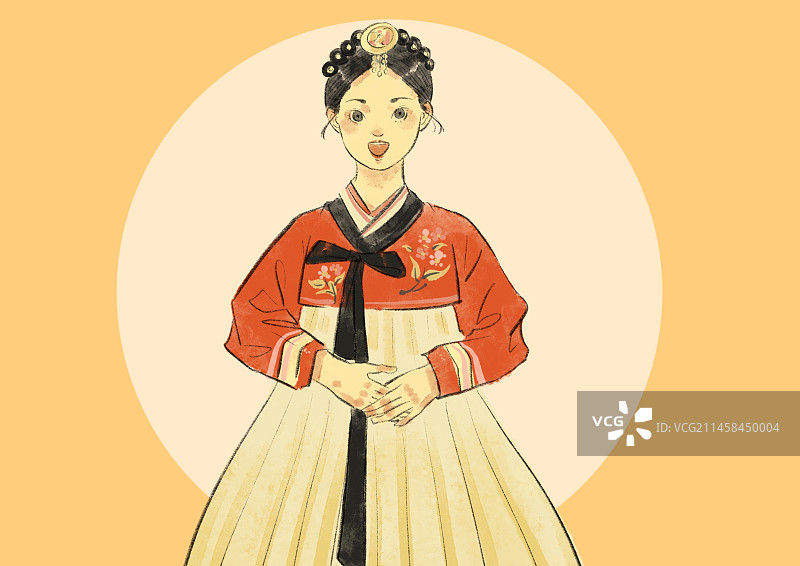 五十六民族插画-图片素材