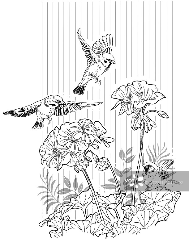 幽静小景图片素材