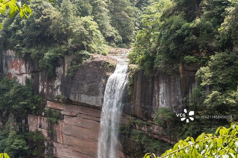江津四面山瀑布图片素材