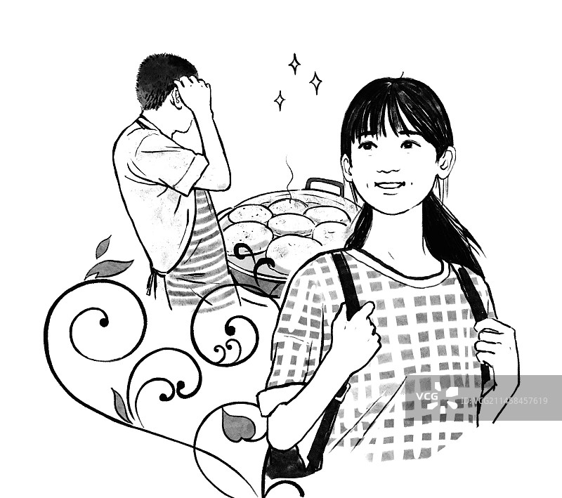 厨师 美食 海鲜 做饭图片素材