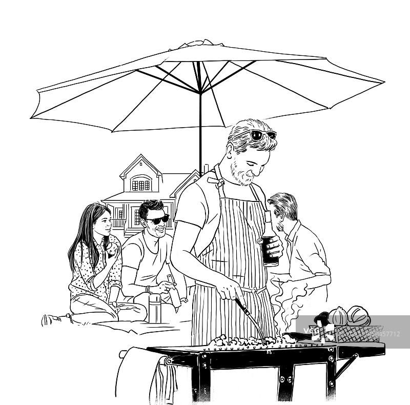 厨师 美食 海鲜 做饭图片素材