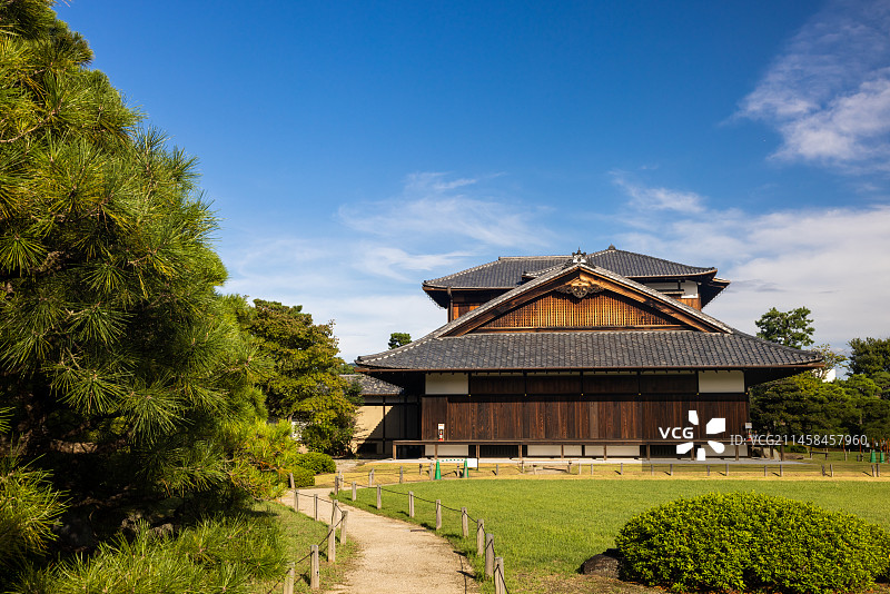 世界文化遗产:日本京都二条城、二条御所图片素材