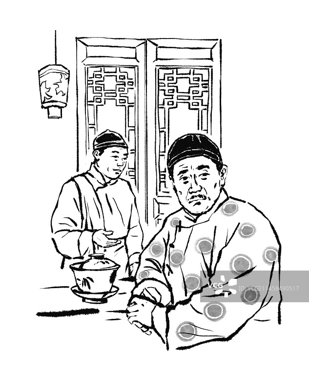 旧中国 地主图片素材