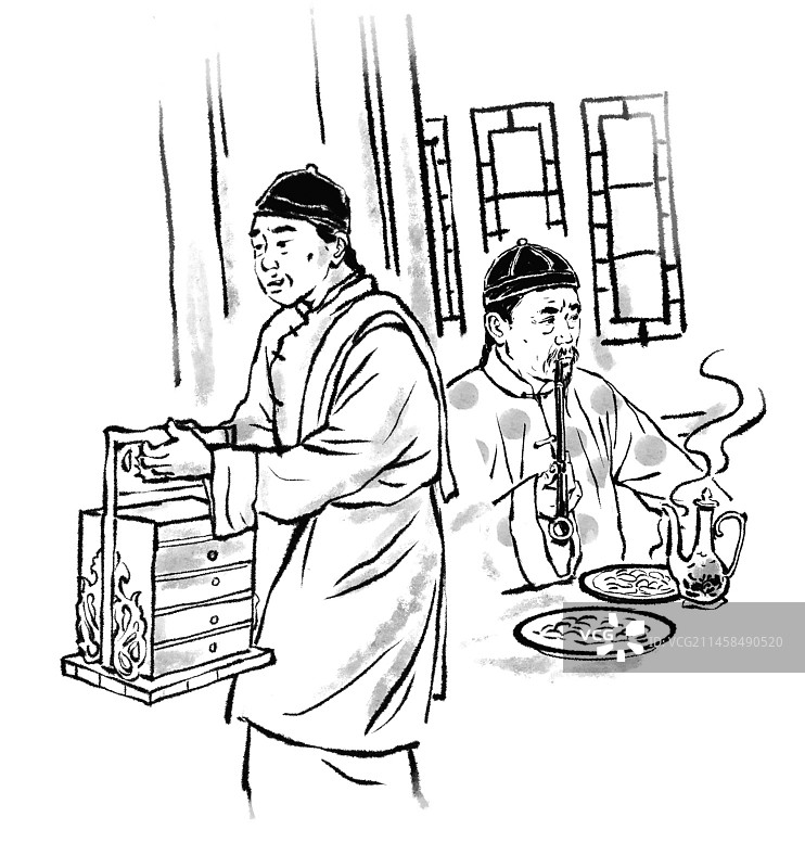 旧中国 地主图片素材