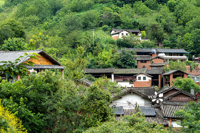 云南大理云龙县诺邓古村风景图片素材