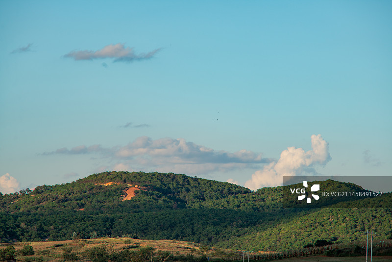 禄丰市和平镇东河水库图片素材