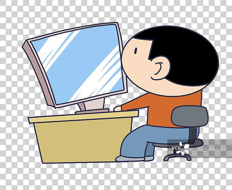 元素：上班的人物图片素材