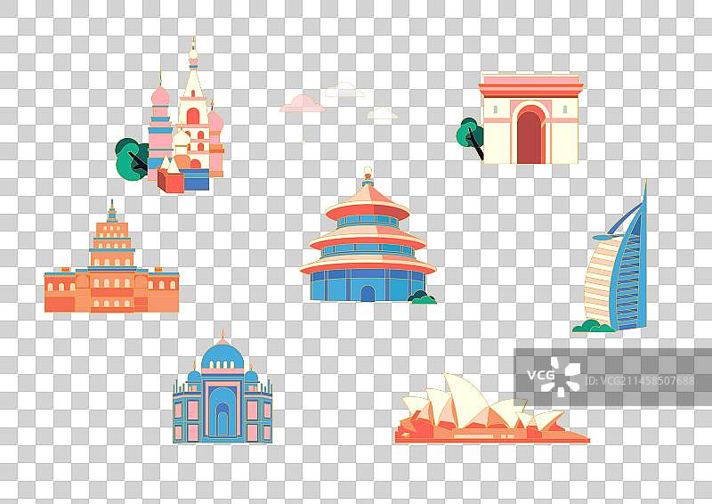 世界著名建筑图片素材