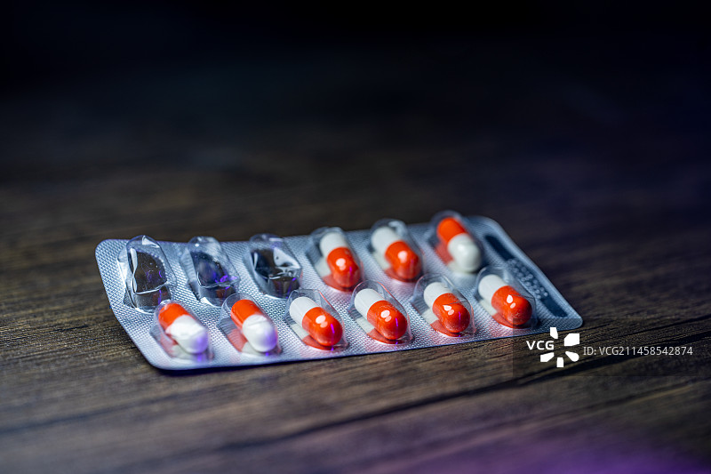 胶囊 药品 特写 抗原  验孕  意外怀孕试剂盒图片素材