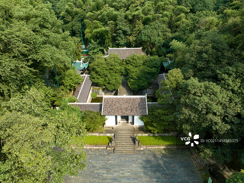 湖南省常德市桃源县桃花源景区与桃川万寿宫图片素材