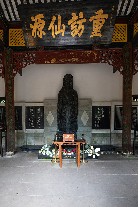 湖南省常德市桃源县桃花源景区与桃川万寿宫图片素材