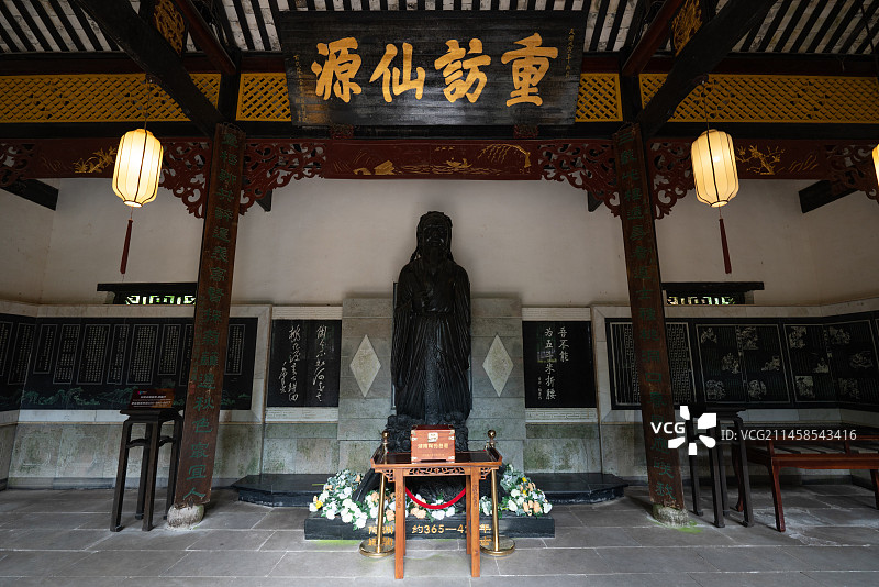 湖南省常德市桃源县桃花源景区与桃川万寿宫图片素材
