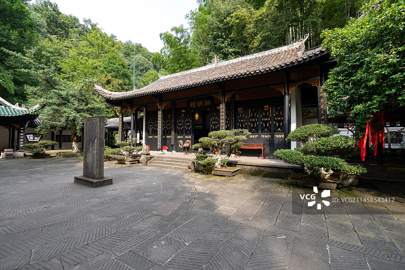 湖南省常德市桃源县桃花源景区与桃川万寿宫图片素材