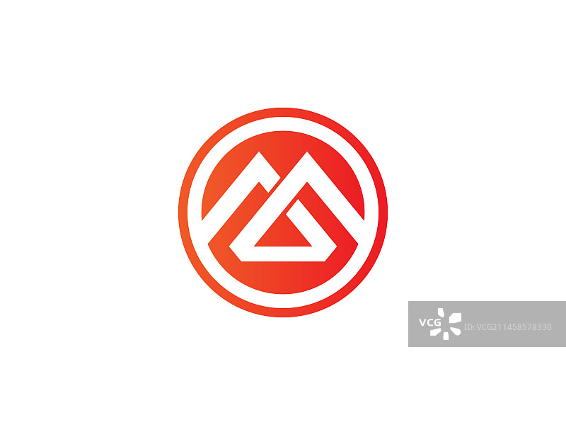 字母M logo图标设计模板元素图片素材